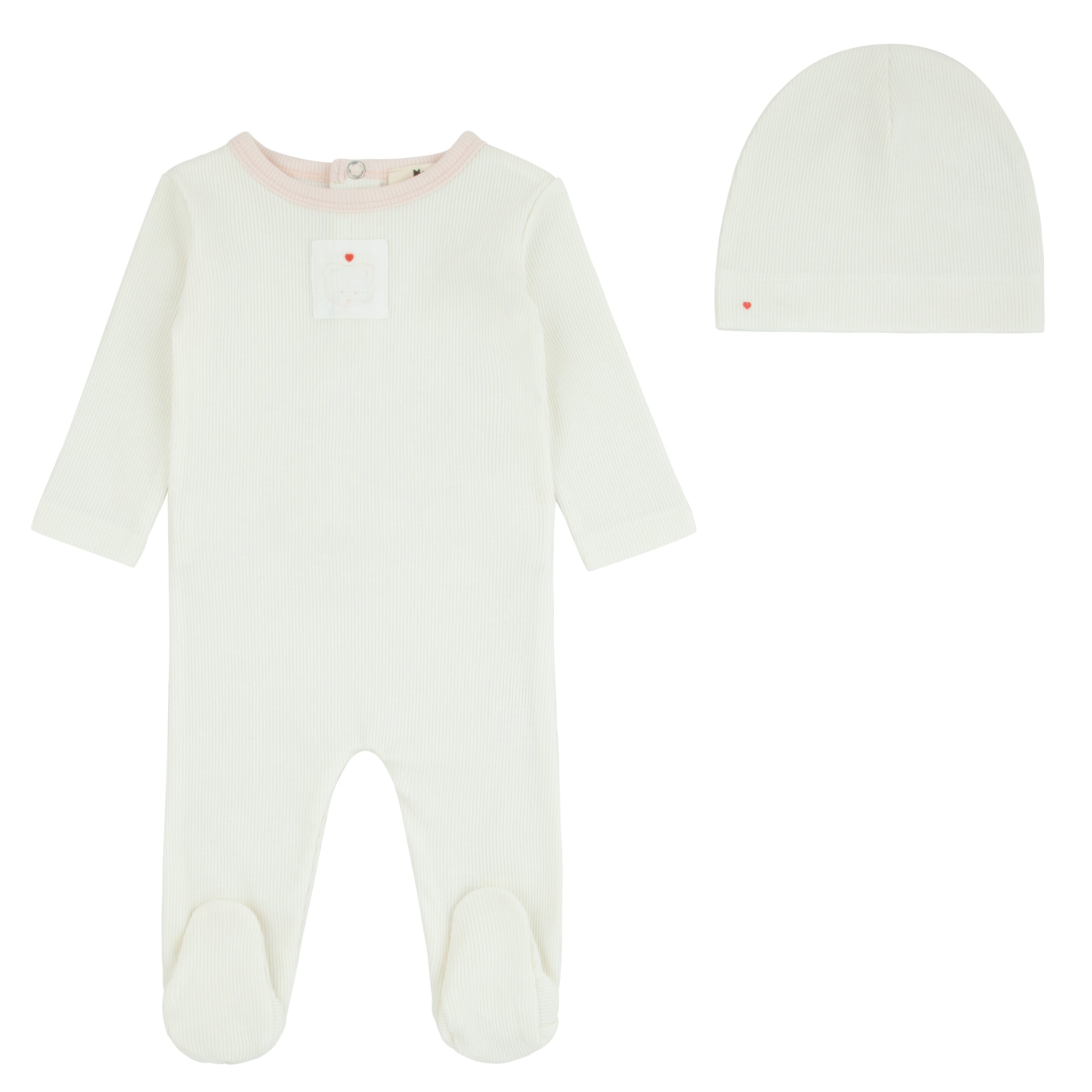 216237 NOGGI TEDDY PATCH 3PC LAYETTE SET