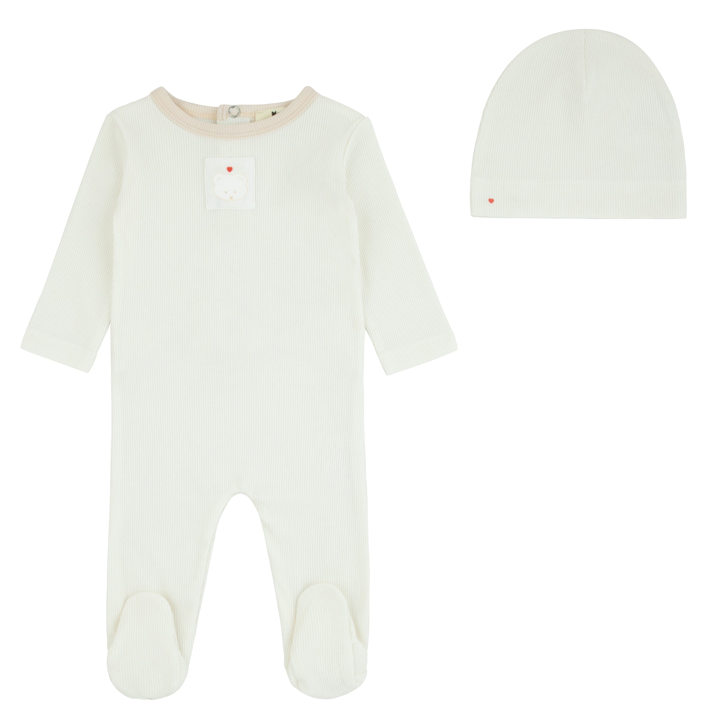 216237 NOGGI TEDDY PATCH 3PC LAYETTE SET