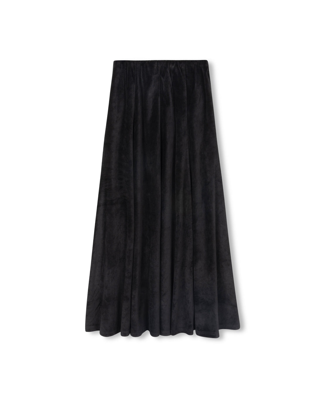C-22555 VIBE VELOUR PANEL MIDI SKIRT