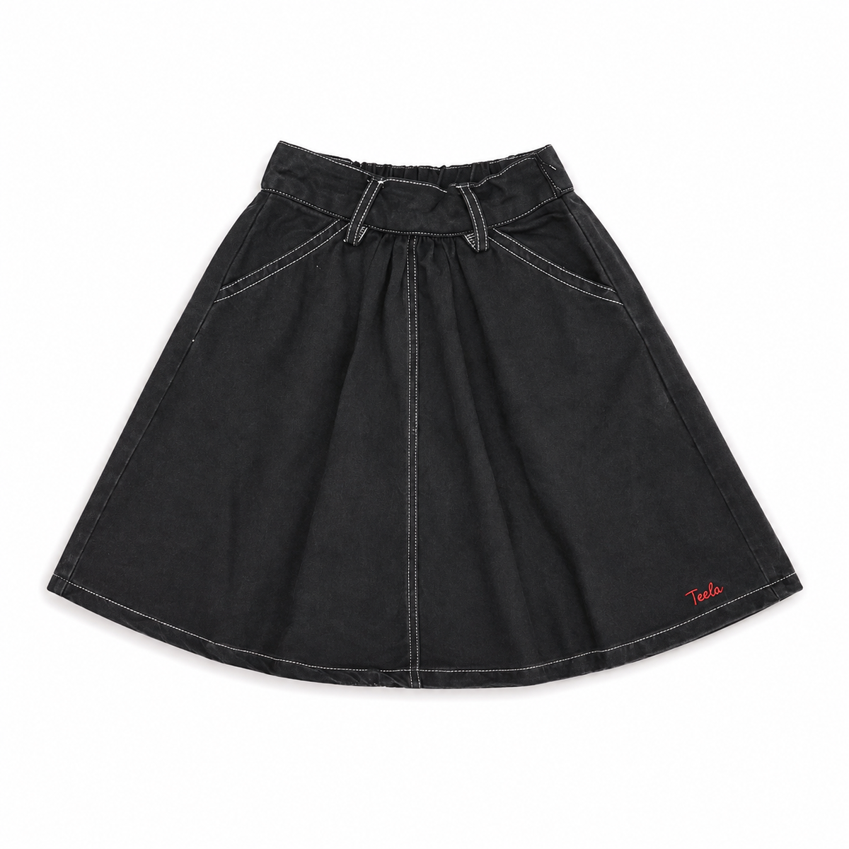 23-054 TEELA DENIM SHORT SKIRT