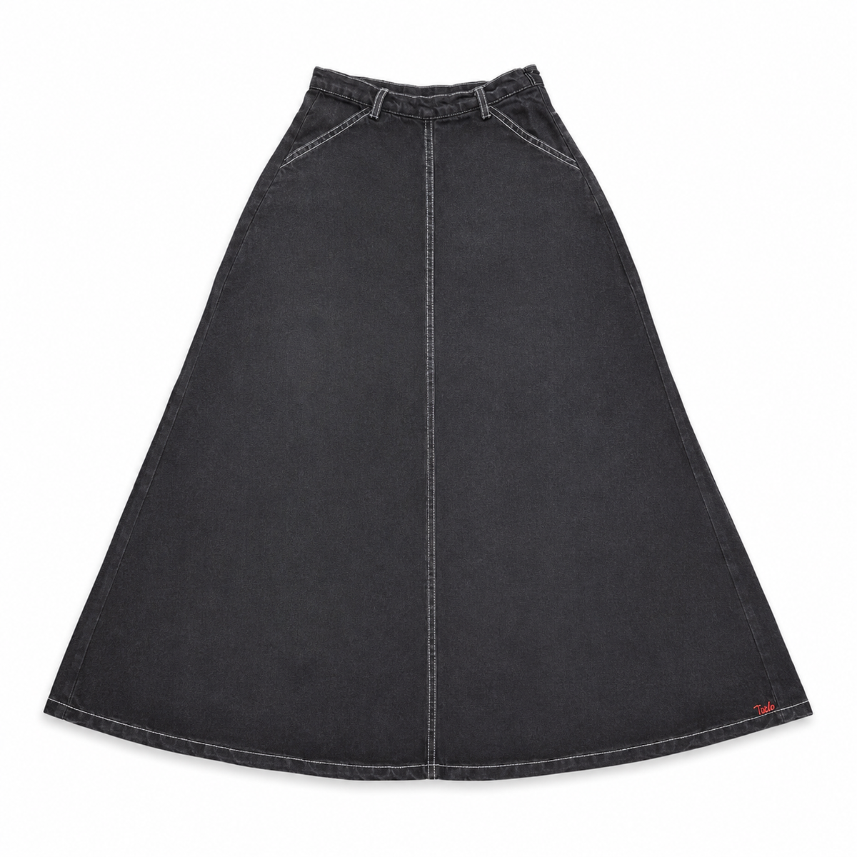 23-057 TEELA DENIM MIDI SKIRT