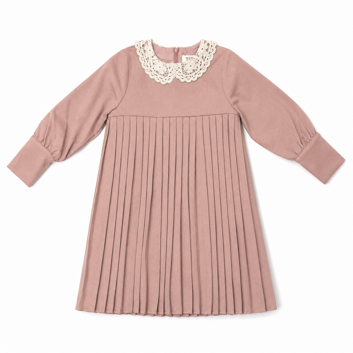 23-271 TEELA WOOL PLEATED DRESS