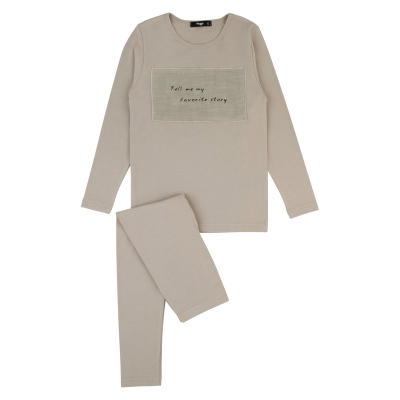 241007 NOGGI LINEAR PATCH LOUNGEWEAR SET