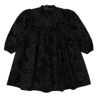 817DR BONDOUX GIRLS VELVET PRINT DRESS