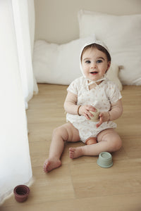 LILETTE PRINTED WRAP ROMPER