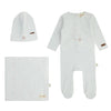 360B BONDOUX BUNNY FOOTIE 3PC SET