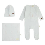 360B BONDOUX BUNNY FOOTIE 3PC SET