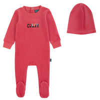 164B LAYLAY COLOR FOOTIE + BEANIE SET