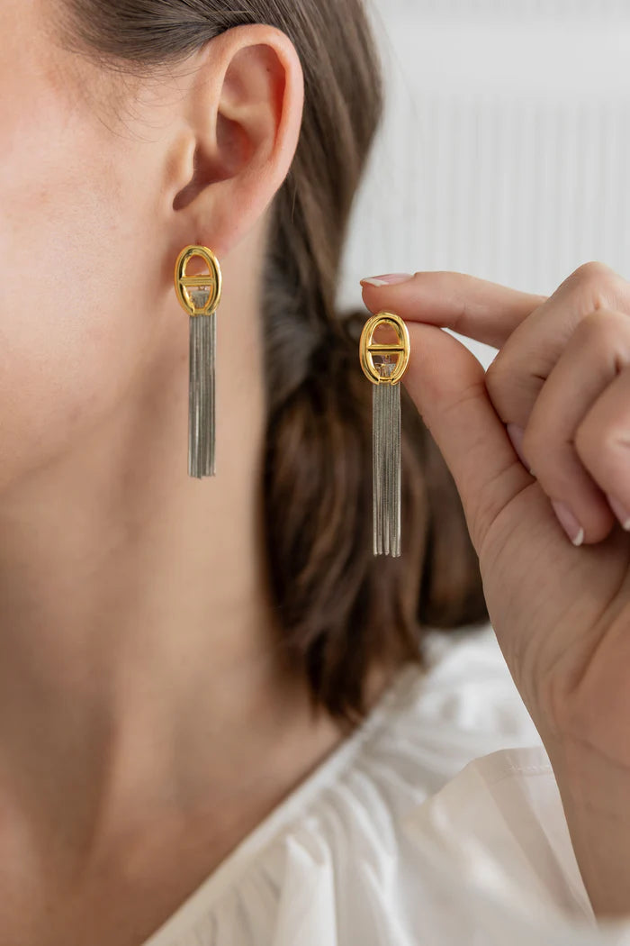 BITZ MADRID FRINGE EARRINGS