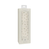 ELYS & CO FLORAL EMB. COLLAR MUSLIN SWADDLE