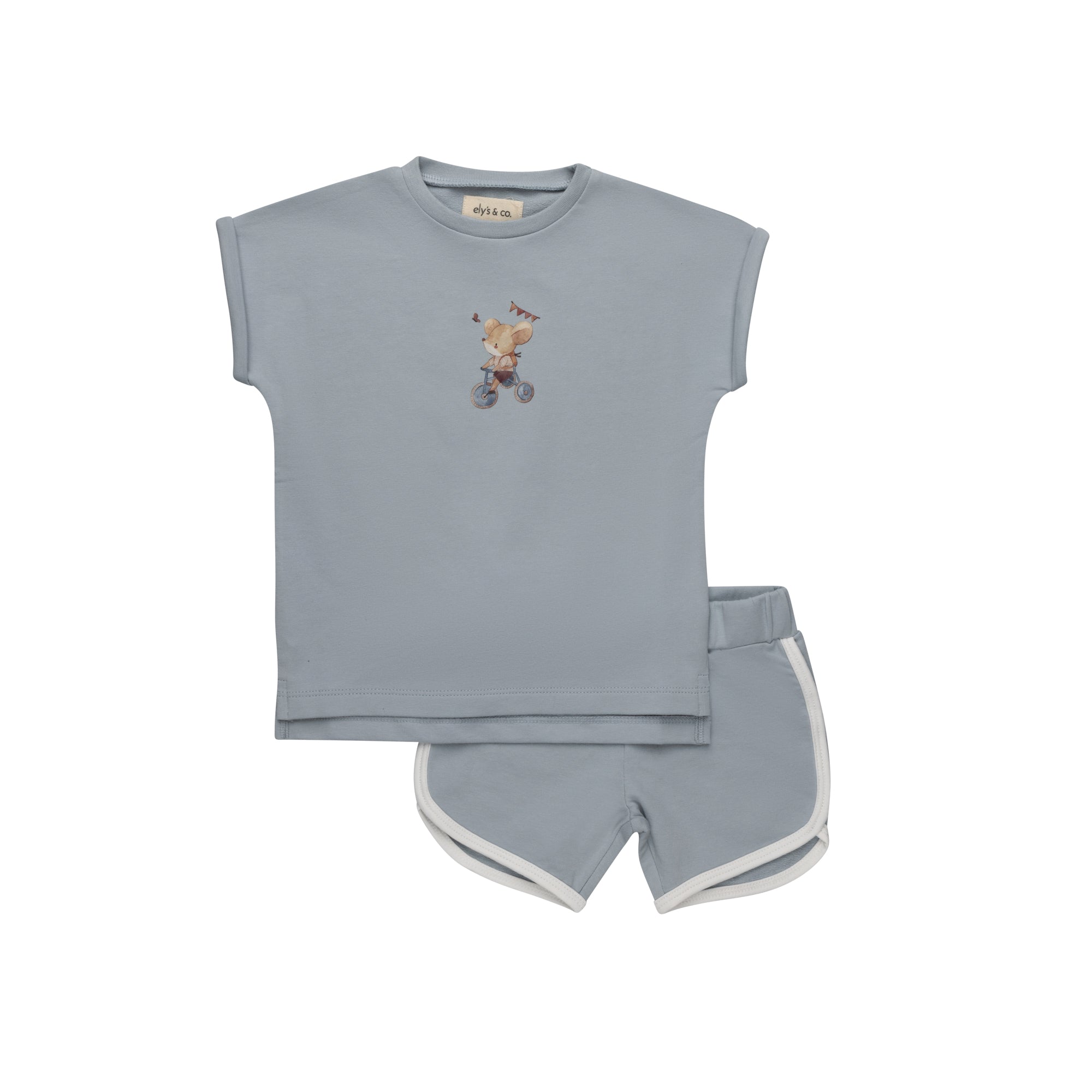 ELYS & CO FRENCH TERRY MOUSE COLLECTION 2PC SET