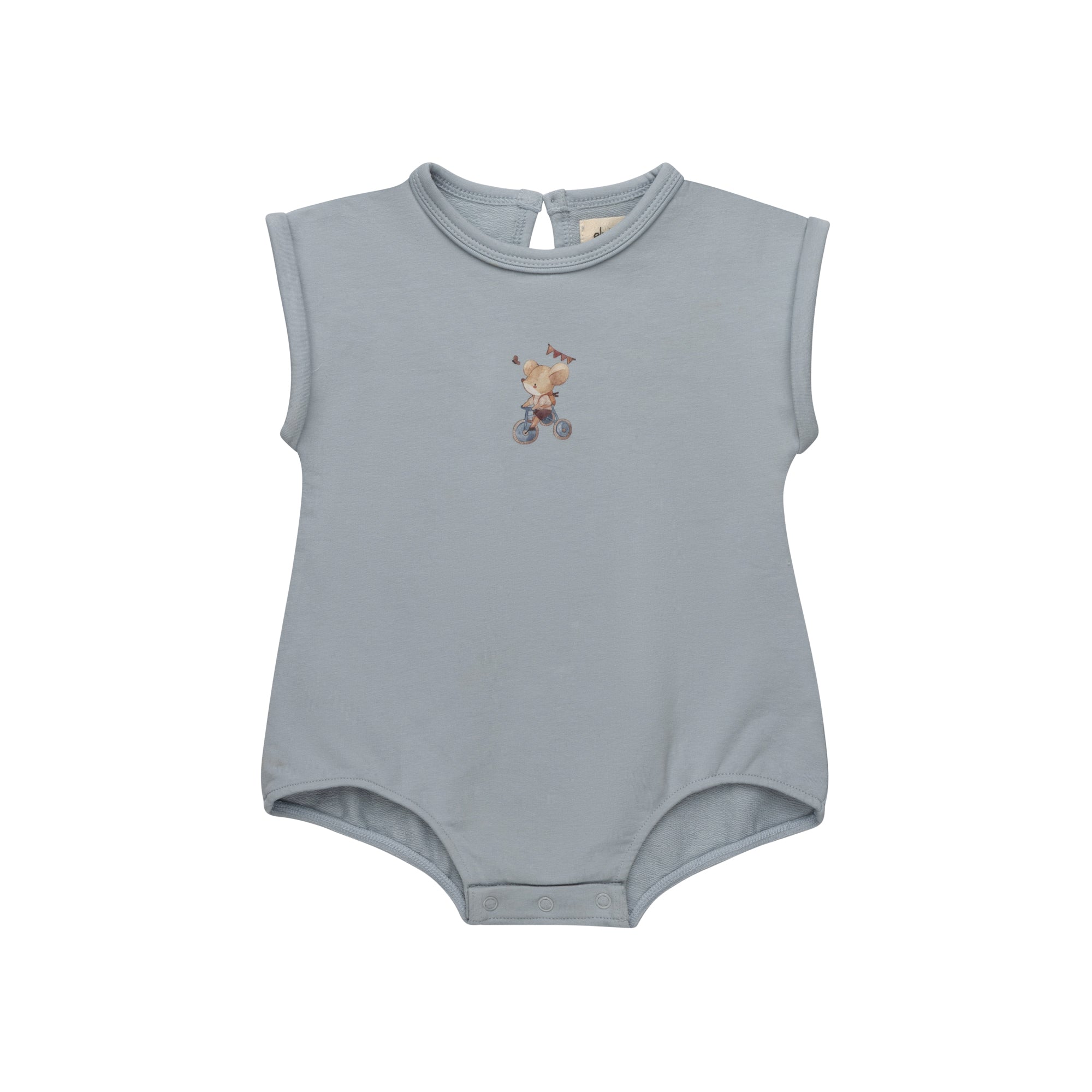 ELYS & CO FRENCH TERRY MOUSE COLLECTION ROMPER