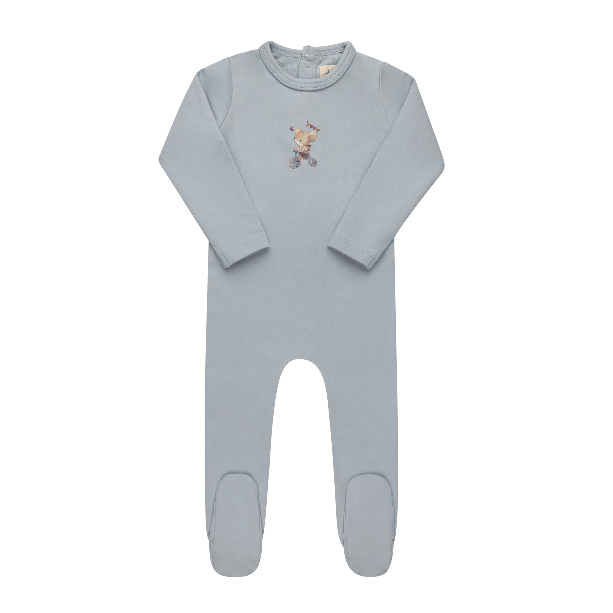 ELYS & CO FRENCH TERRY MOUSE COLLECTION FOOTIE