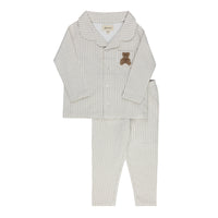 ELY'S & CO GINGHAM TEDDY COLLECTION PAJAMAS
