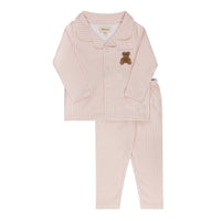 ELY'S & CO GINGHAM TEDDY COLLECTION PAJAMAS
