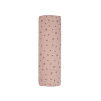 ELYS & CO FLORAL EMB. COLLAR MUSLIN SWADDLE