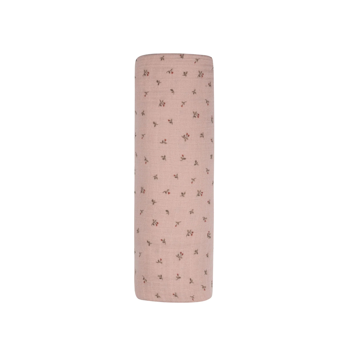 ELYS & CO FLORAL EMB. COLLAR MUSLIN SWADDLE