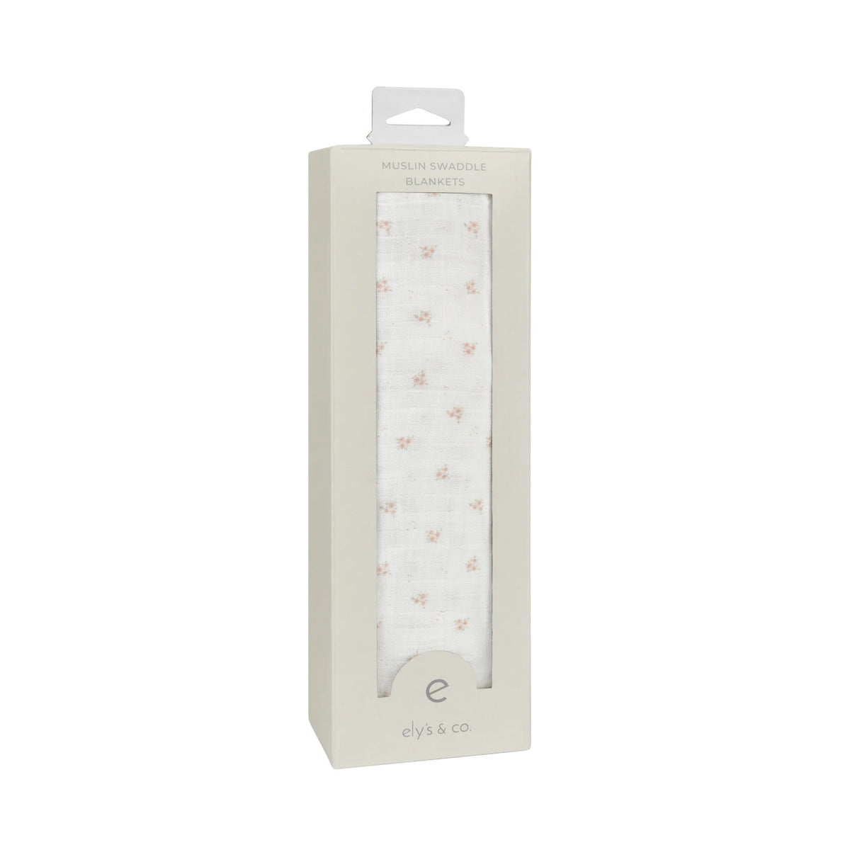 ELYS & CO ROSEBUD DIAMOND COLLECTION MUSLIN SWADDLE