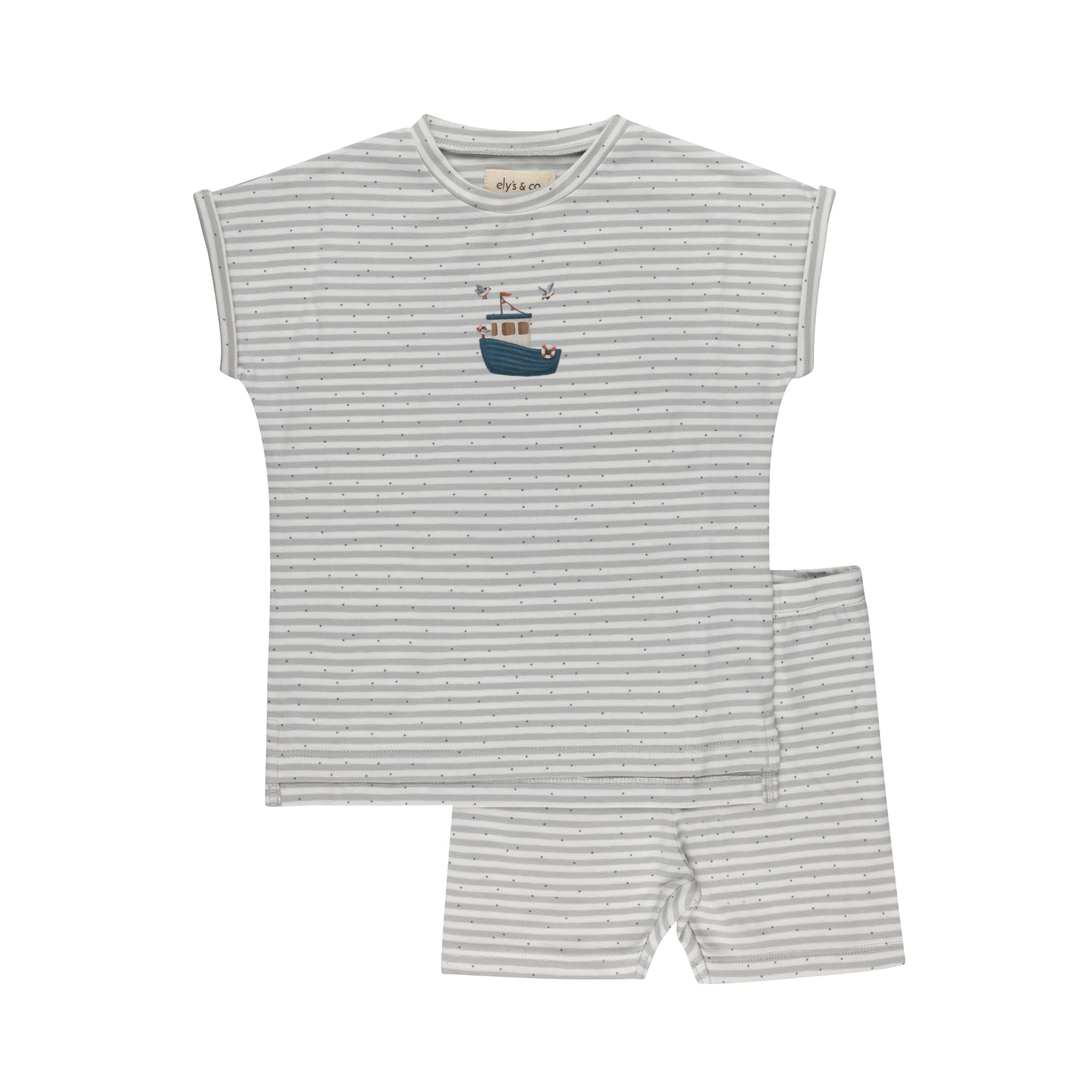 ELYS & CO NAUTICAL STRIPE COLLECTION 2PC SET