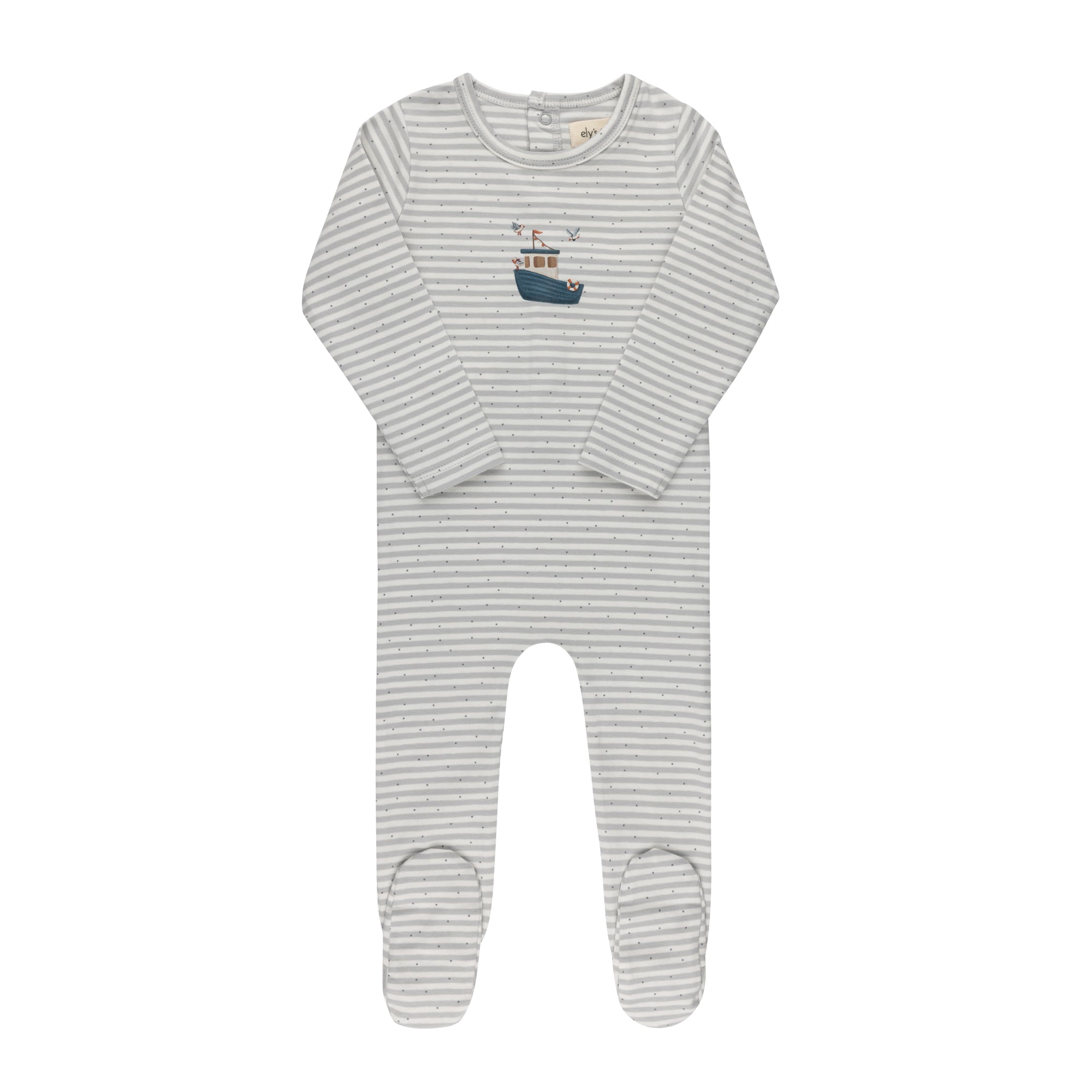 ELYS & CO NAUTICAL STRIPE COLLECTION FOOTIE
