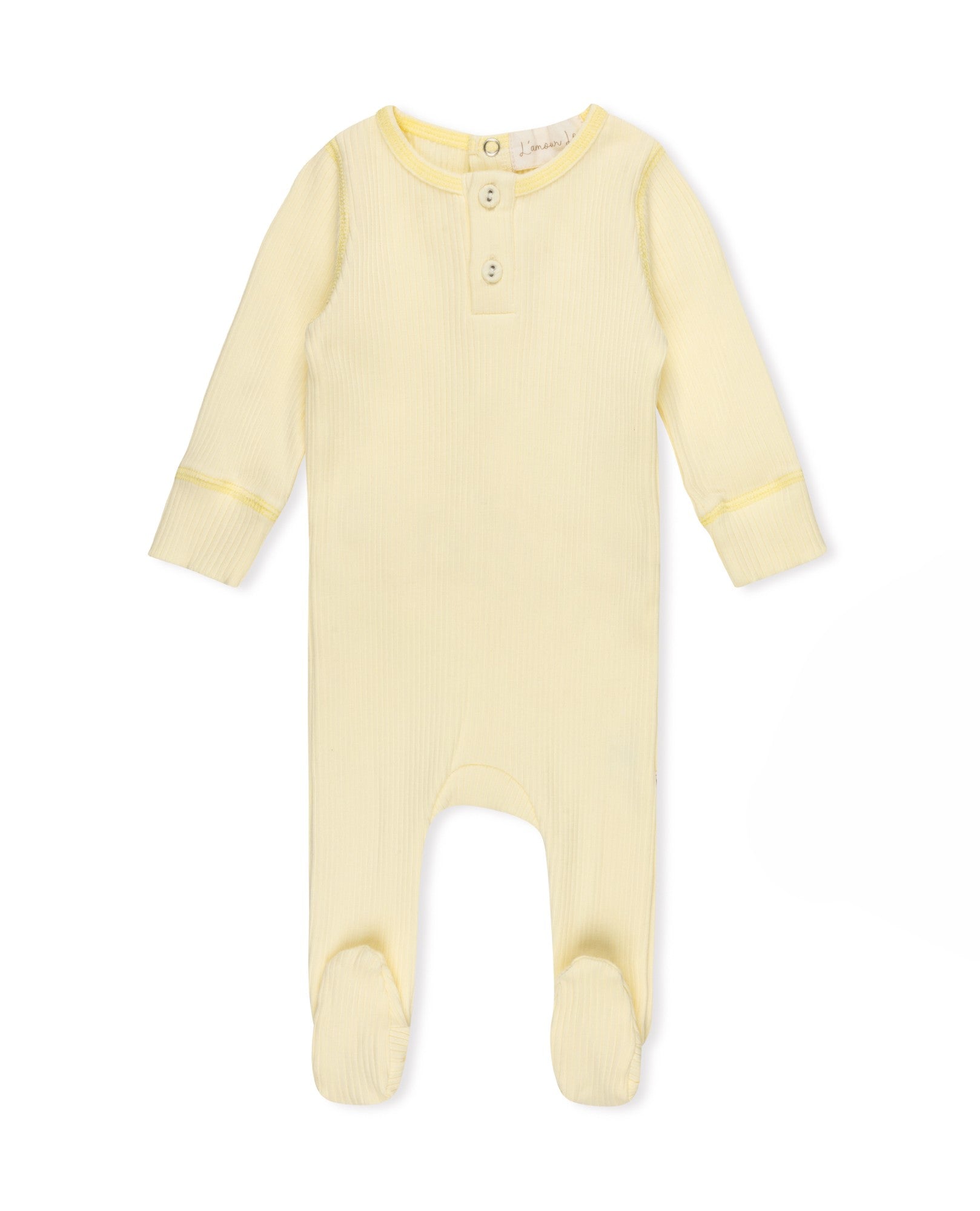 LAMOUR LOU RIBBED HENLEY FOOTIE