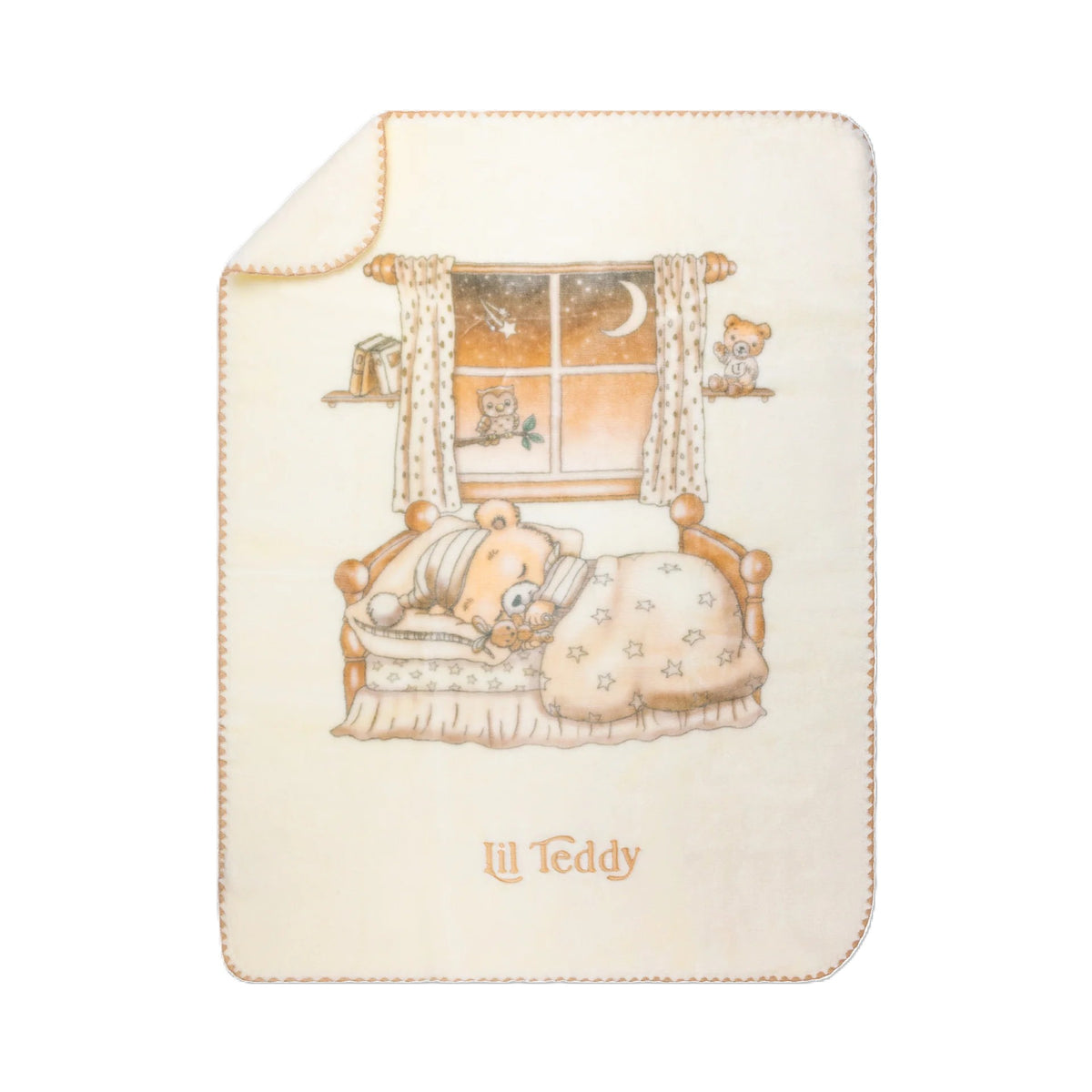 LIL TEDDY'S TWINKLE TWINKLE LIL BEAR BLANKET