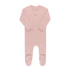 ELYS & CO EMBROIDERED FLOWER COTTON FOOTIE