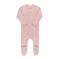 ELYS & CO EMBROIDERED FLOWER COTTON FOOTIE
