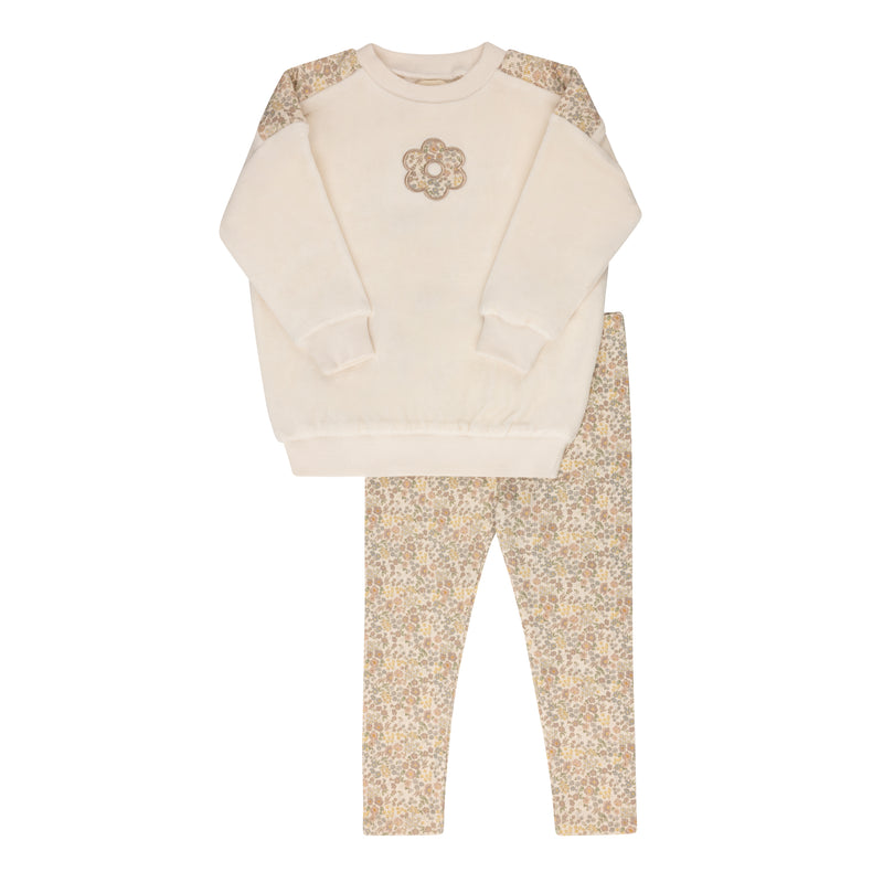 ELYS & CO VELOUR LIBERTY 2PC LOUNGE SET