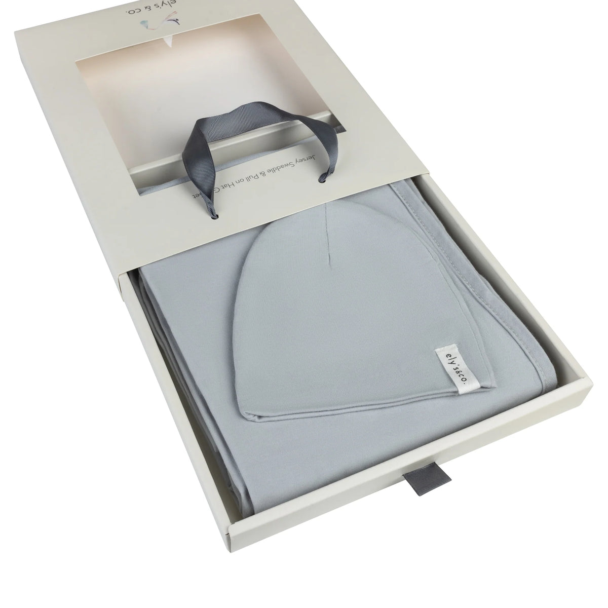 ELYS & CO JERSEY SWADDLE + PULL ON HAT