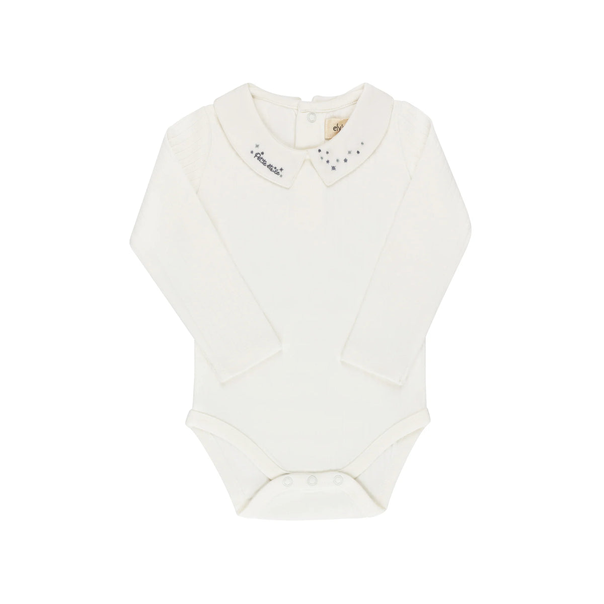 ELY'S & CO STAR KNIT COLL. CARDI + OVERALL 3PC SET