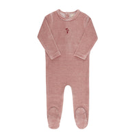 ELYS & CO VELOUR STRIPE FOOTIE
