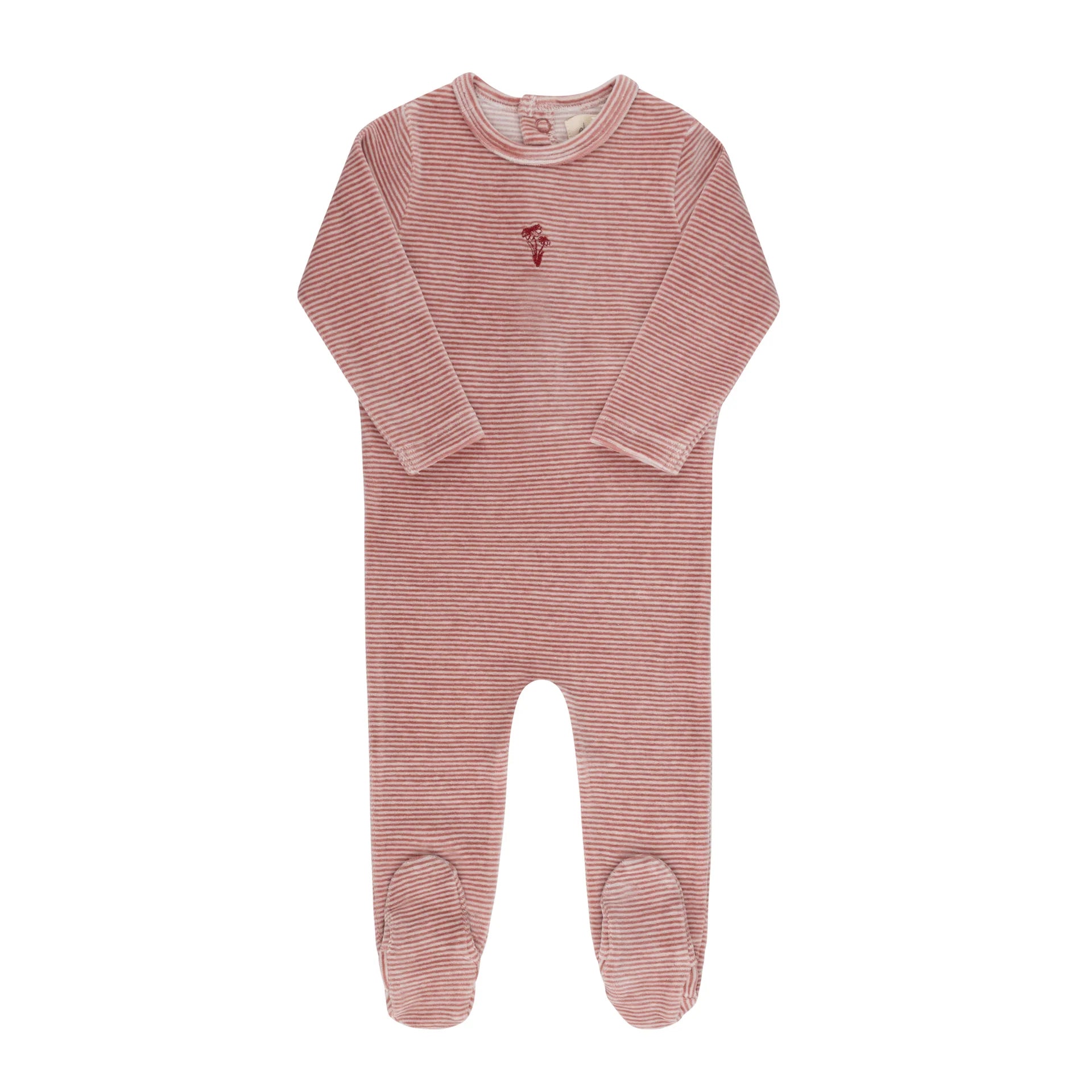 ELYS & CO VELOUR STRIPE FOOTIE