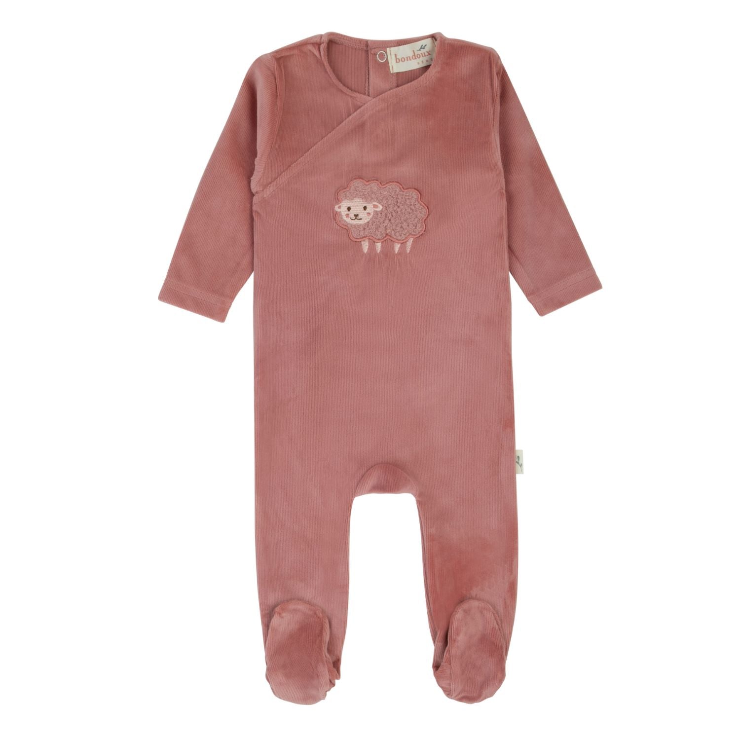 390B BONDOUX SHEEP VELOUR FOOTIE