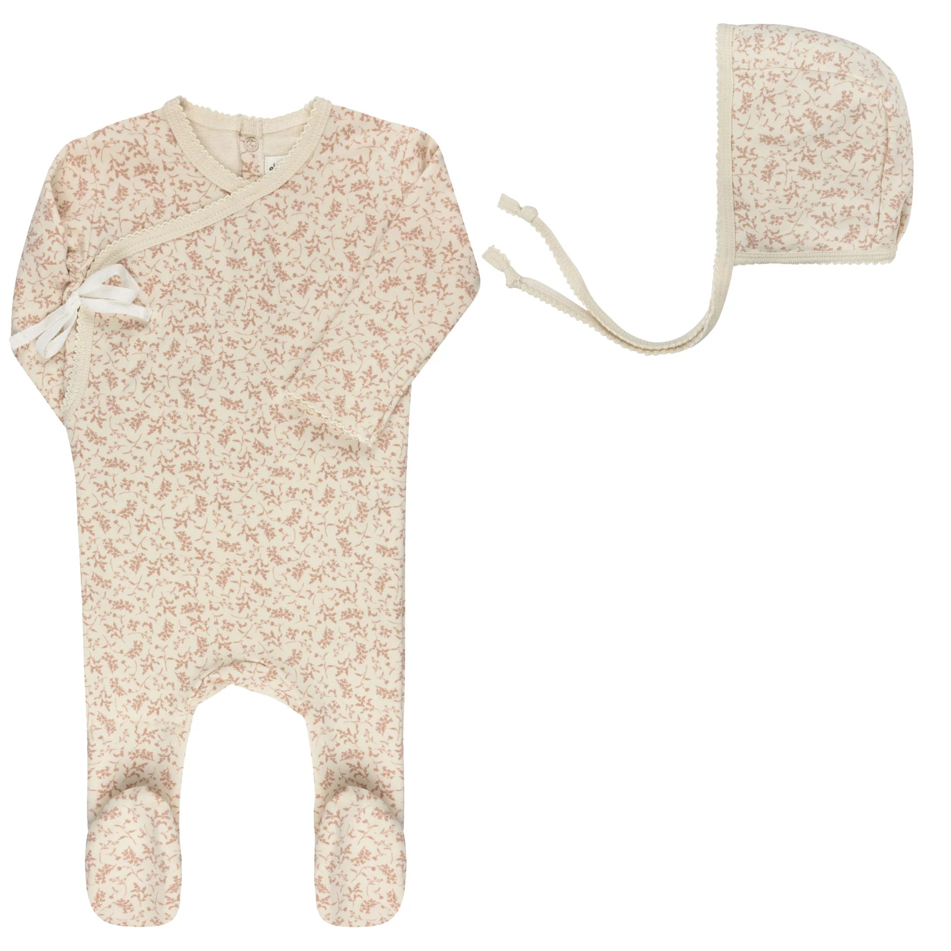 ELYS & CO VINE FOOTIE + BONNET