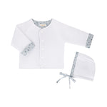 TRICOT BEBE COTTON JACKET + BONNET