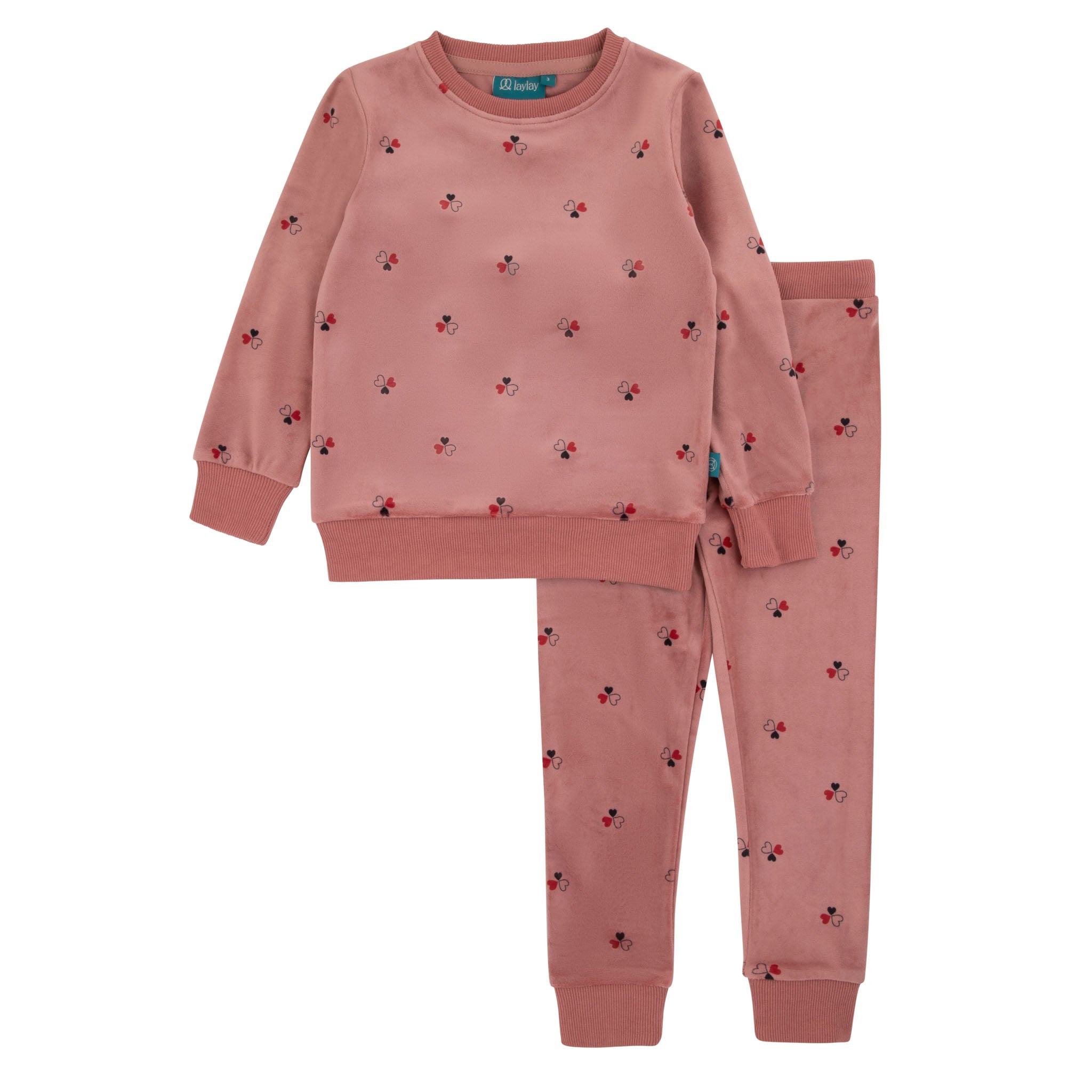 142JS BONDOUX HEART PRINT PAJAMA