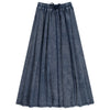 30753 PIXIE LABEL ZIG-ZAG STITCH MAXI SKIRT