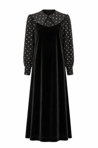 31454 PASHMINI SCARLETT BLOUSE & VELVET JUMPER SET