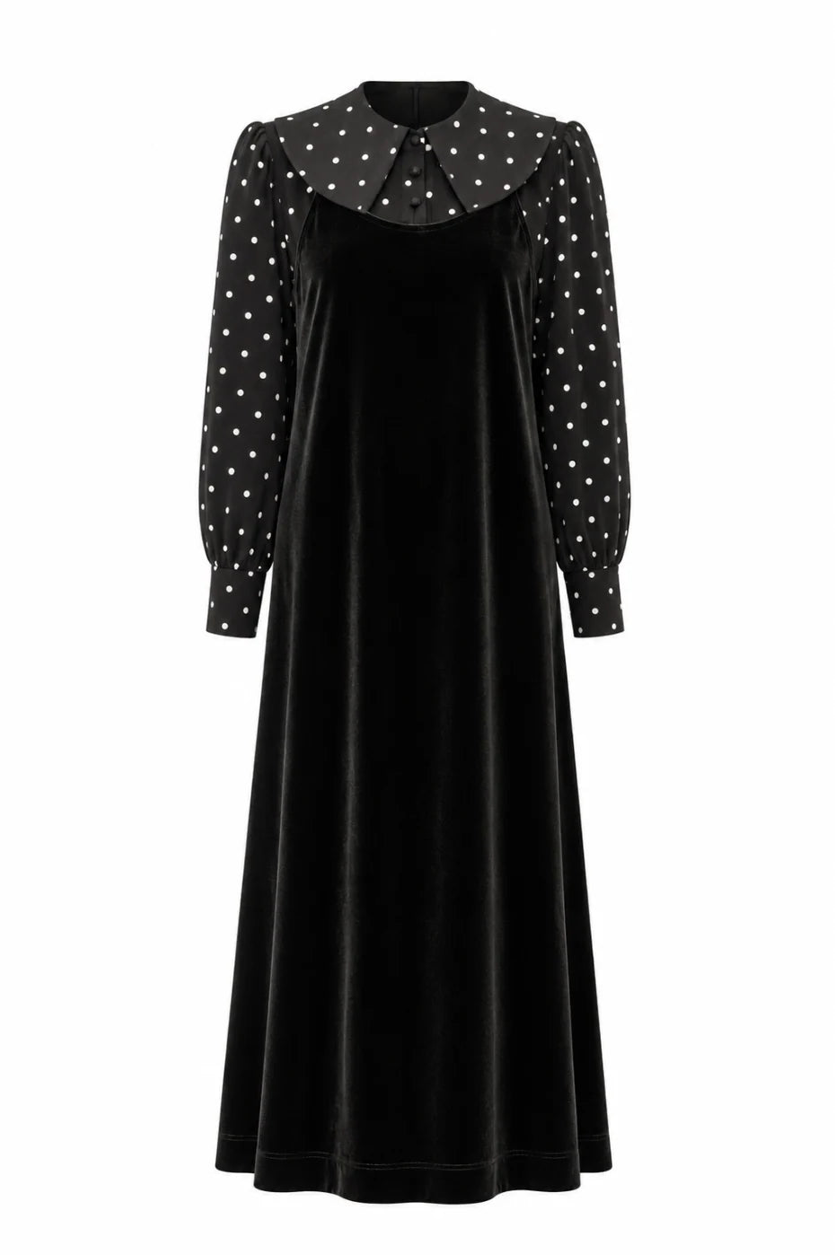 31454 PASHMINI SCARLETT BLOUSE & VELVET JUMPER SET