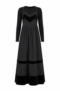31457 PASHMINI CARMEN VELVET CHEVRON JUMPER