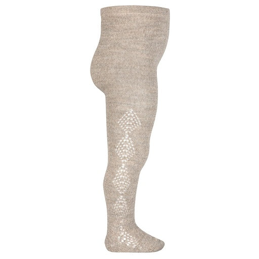 31532/1 CONDOR WOOL BLEND CROCHET TIGHTS