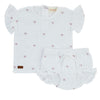 365ST BONDOUX PRINT MUSLIN SHORT 2PC SET