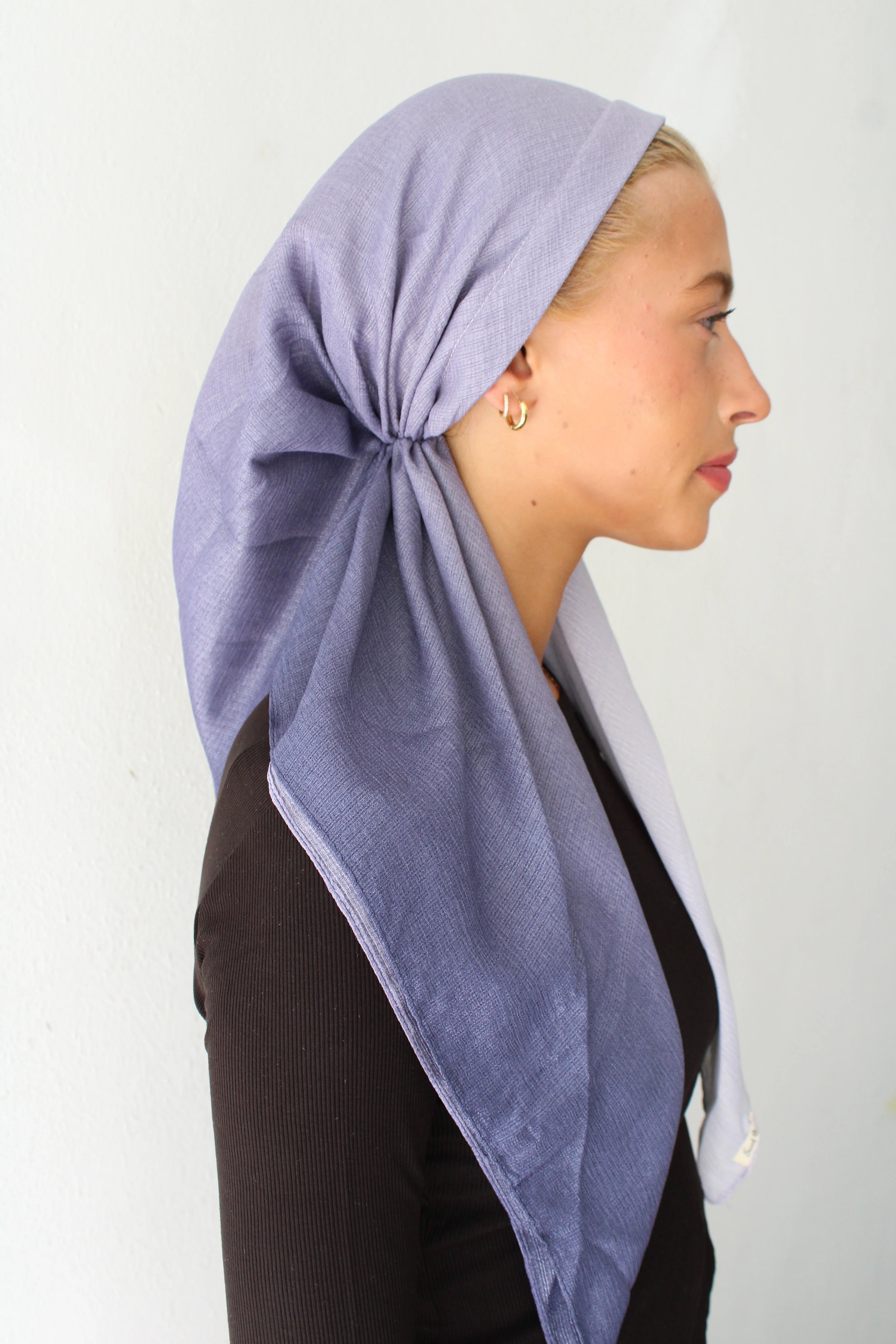 SCARF BAR CLASSIC PRETIED SHIMMER OMBRE (W/ VELVET GRIP)