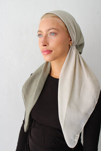 SCARF BAR CLASSIC PRETIED SHIMMER OMBRE (W/ VELVET GRIP)