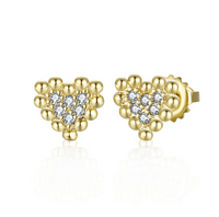 3EPS4912 DLUX GP SRS 7MM STUD SB EARRINGS