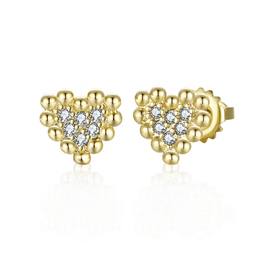 3EPS4912 DLUX GP SRS 7MM STUD SB EARRINGS
