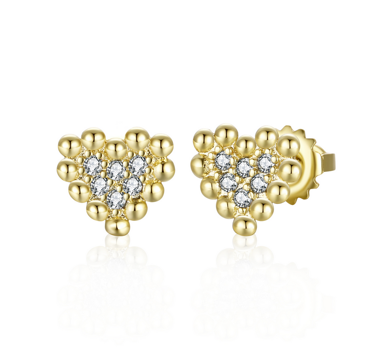 3EPS4912 DLUX GP SRS 7MM STUD SB EARRINGS