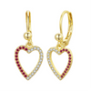 3EW4863 DLUX GP CZ HEART DESIGN