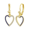 3EW4863 DLUX GP CZ HEART DESIGN